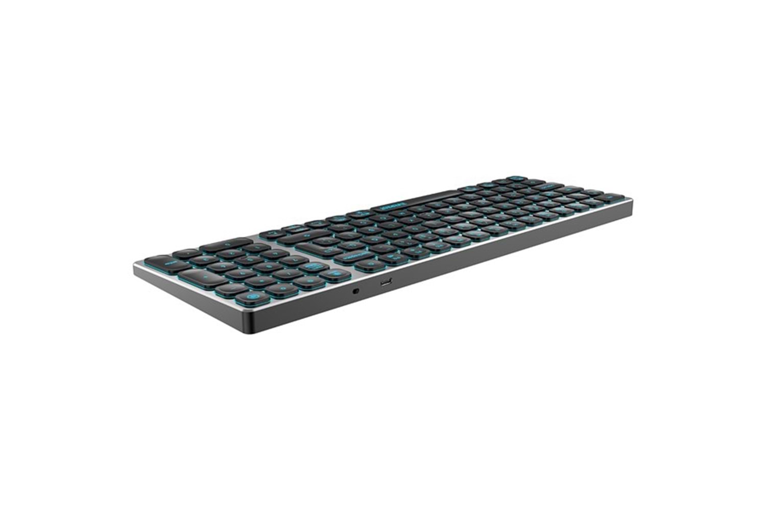 Everest KB-BT98 Beyaz/Gri Bluetooth Ultra İnce+Şarjlı Q Mac/Win/Android/Ios Uyumlu Kablosuz klavye
