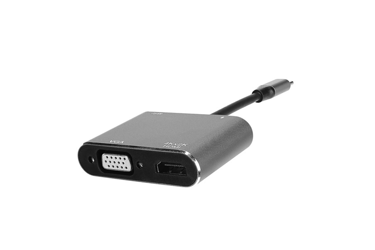 HYTECH HY-USBC22 Type C-HDMI-VGA-USB 3.0 4K Çevirici Görüntü Adaptörü