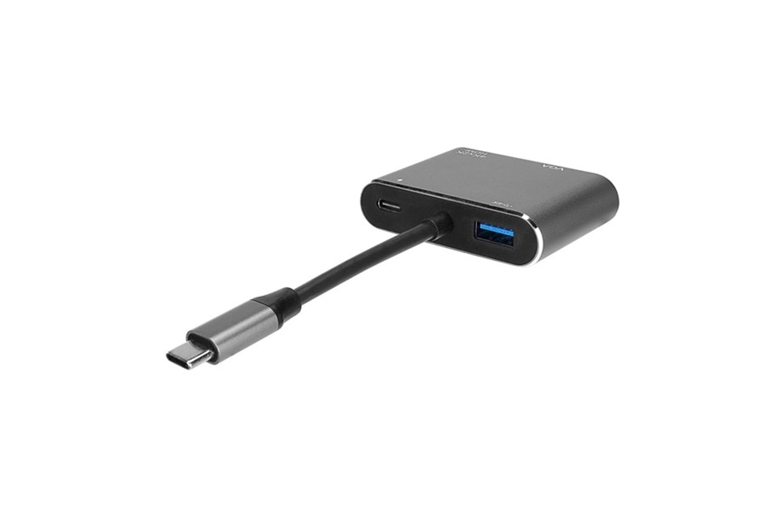 HYTECH HY-USBC22 Type C-HDMI-VGA-USB 3.0 4K Çevirici Görüntü Adaptörü