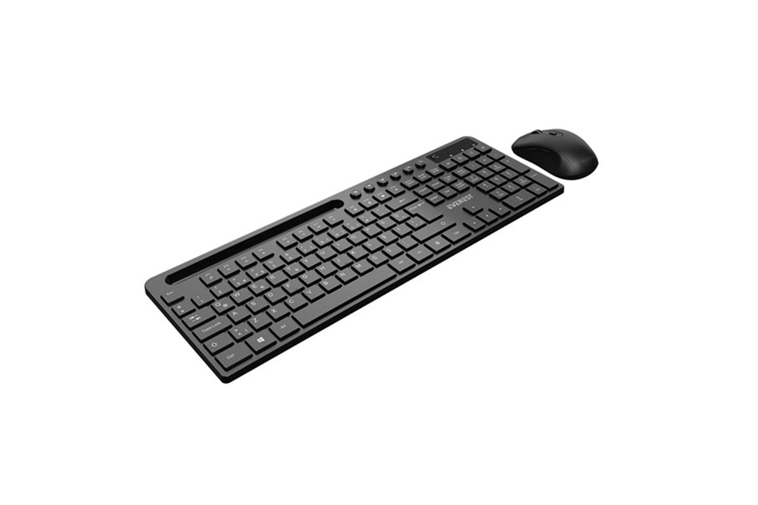 Everest KM-730 Siyah Kablosuz Q Multimedia Klavye + Mouse Set
