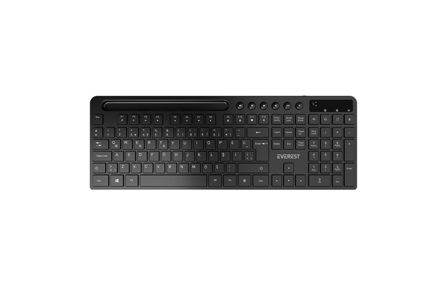 Everest KM-730 Siyah Kablosuz Q Multimedia Klavye + Mouse Set