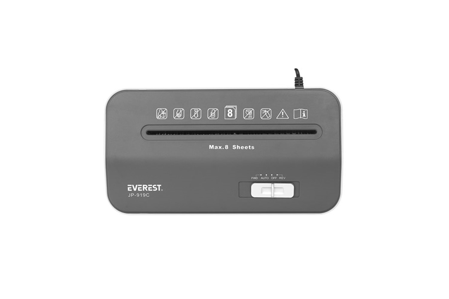 Everest JP-919C K.Kesme Makinesi 312 *167.3 * 350mm Cross Cut Paper Shredder