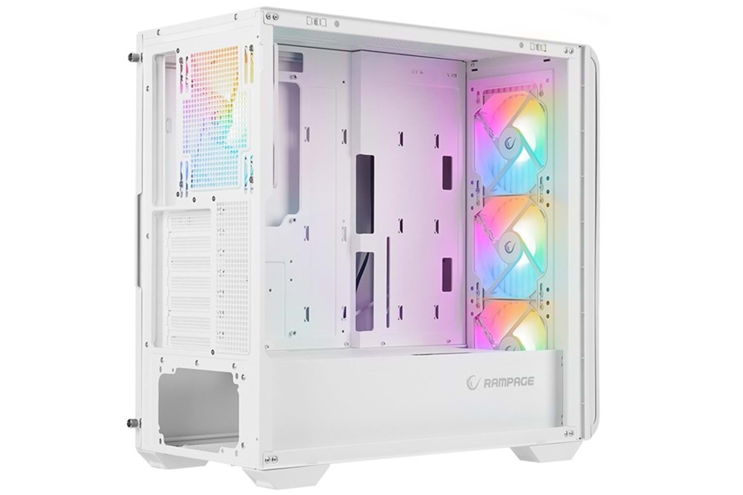 RAMPAGE CRAFT GAMING MID-TOWER PC KASASI BEYAZ
