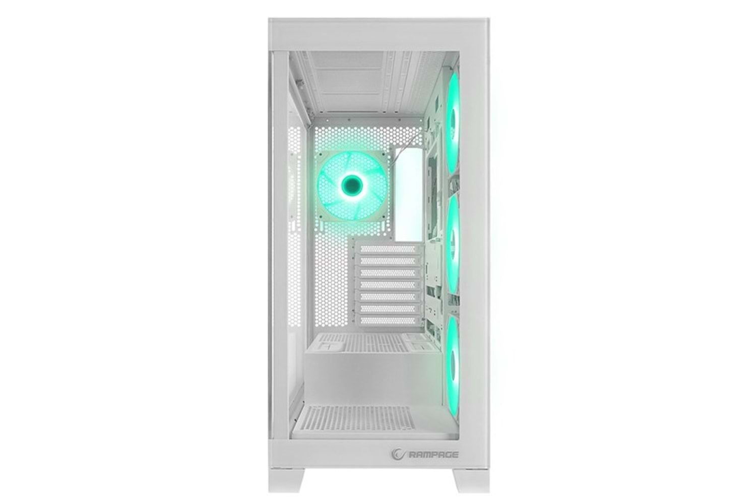 RAMPAGE HYDRA V2 WHITE GAMING EATX PC KASASI BEYAZ