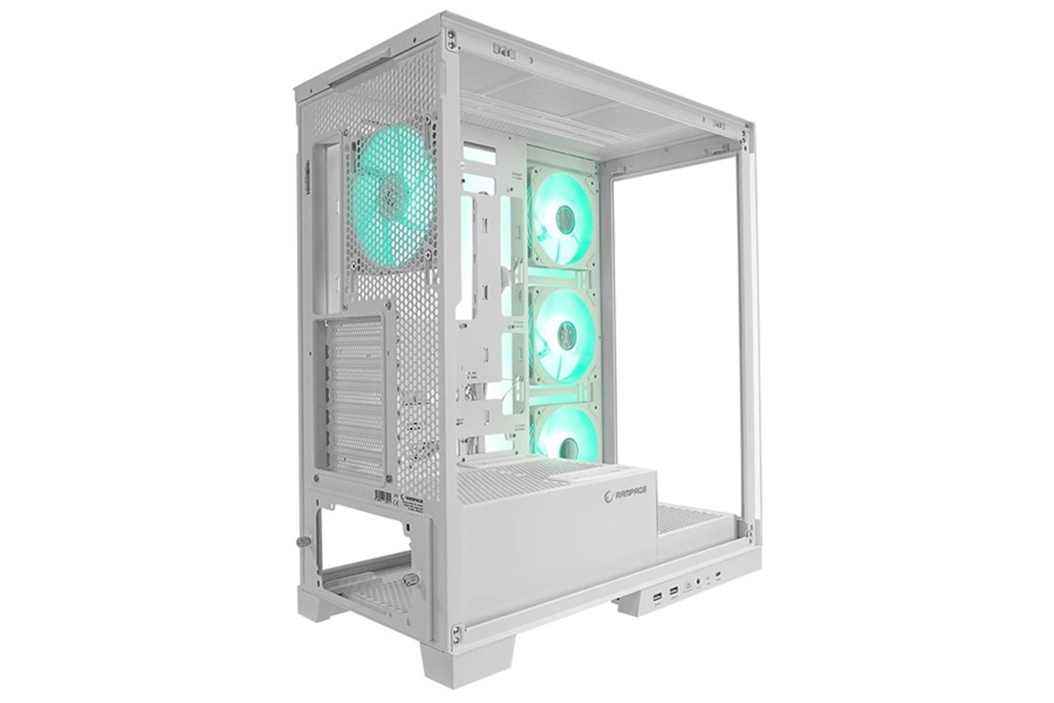 RAMPAGE HYDRA V2 WHITE GAMING EATX PC KASASI BEYAZ