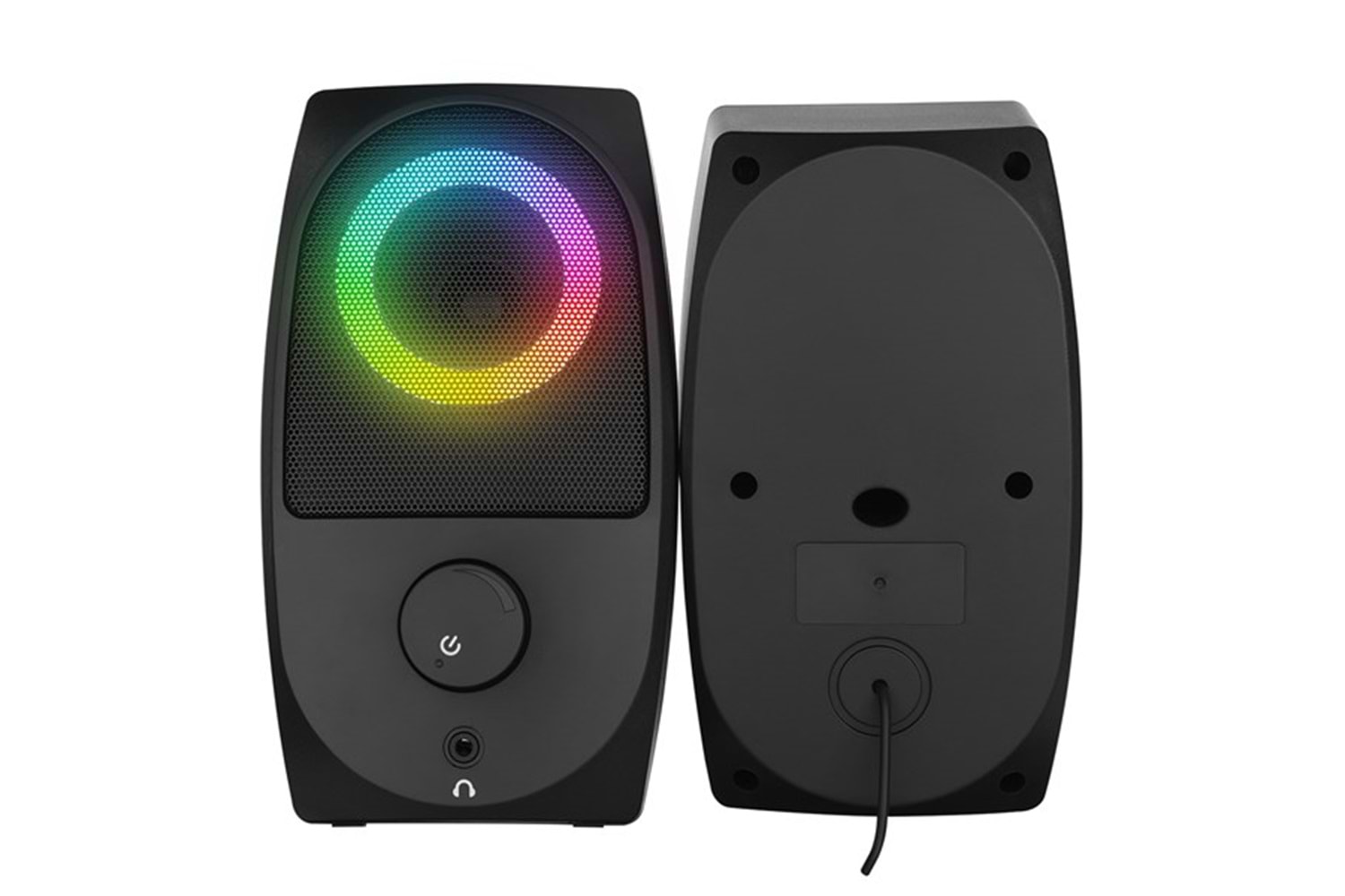 MIKADO MD-90R 2.0 5W * 2 Siyah Bluetooth RGB 2.0 Gaming Speaker