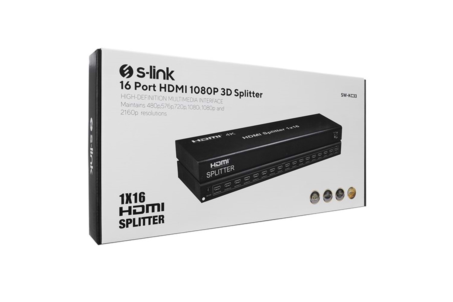 S-LINK SW-KC33 16port HDMI 1080P 3D Splitter