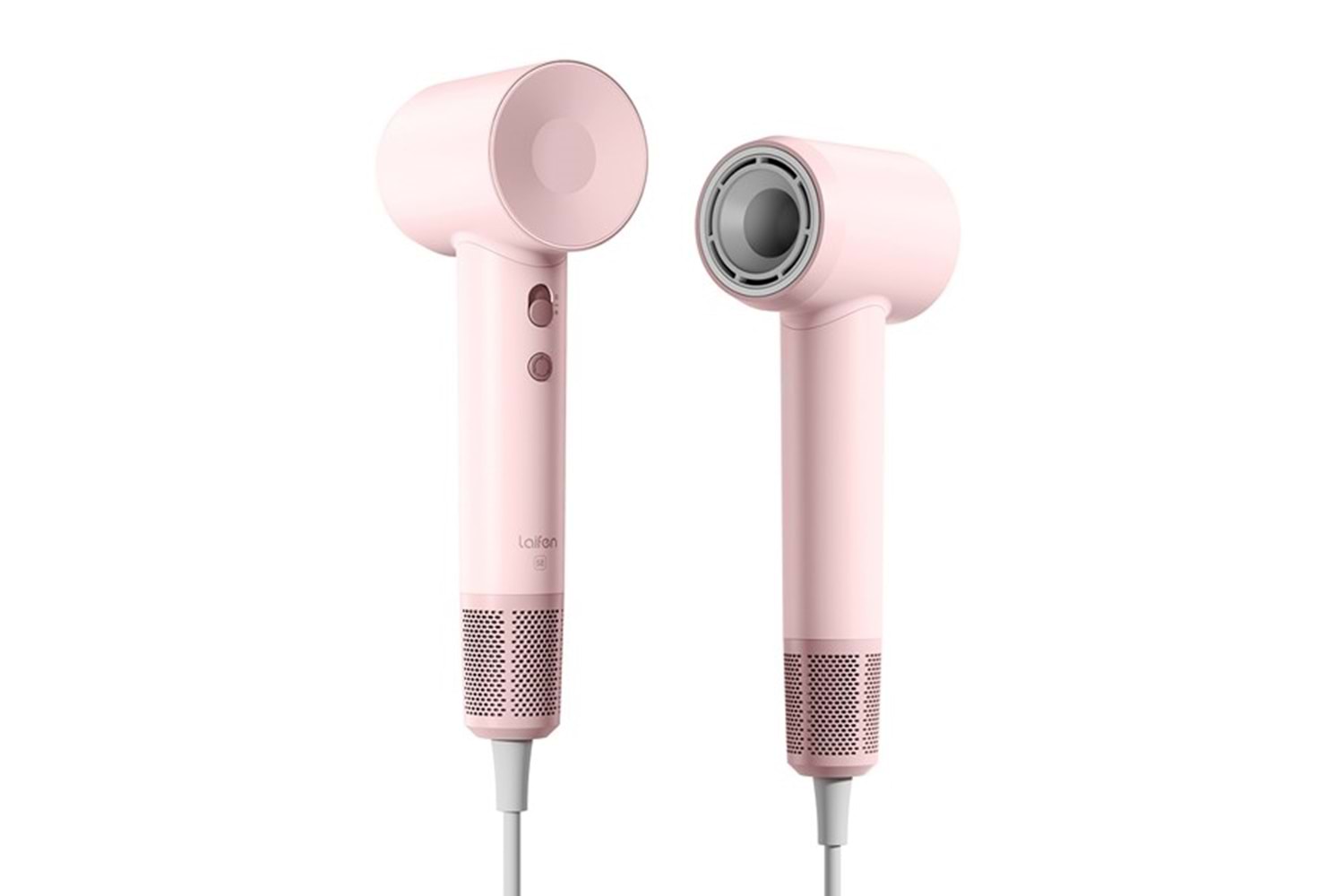 LAIFEN SE Pembe 1500W 2 Başlıklı Yüksek Hızlı Saç Kurutma Makinesi