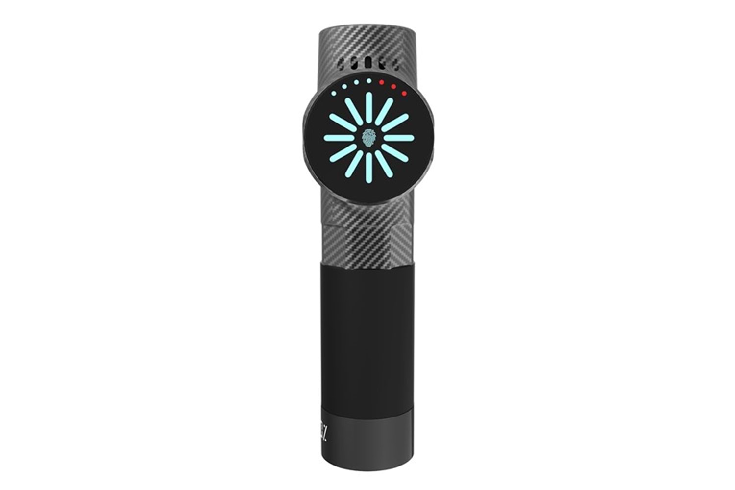 Everest EV-MT52 Karbon Fiber/Siyah 24V 2500 mAh Fırçasız Motor 3960 RPM Hız 10 Başlıklı Kablosuz Sporcu Masaj Tabancası