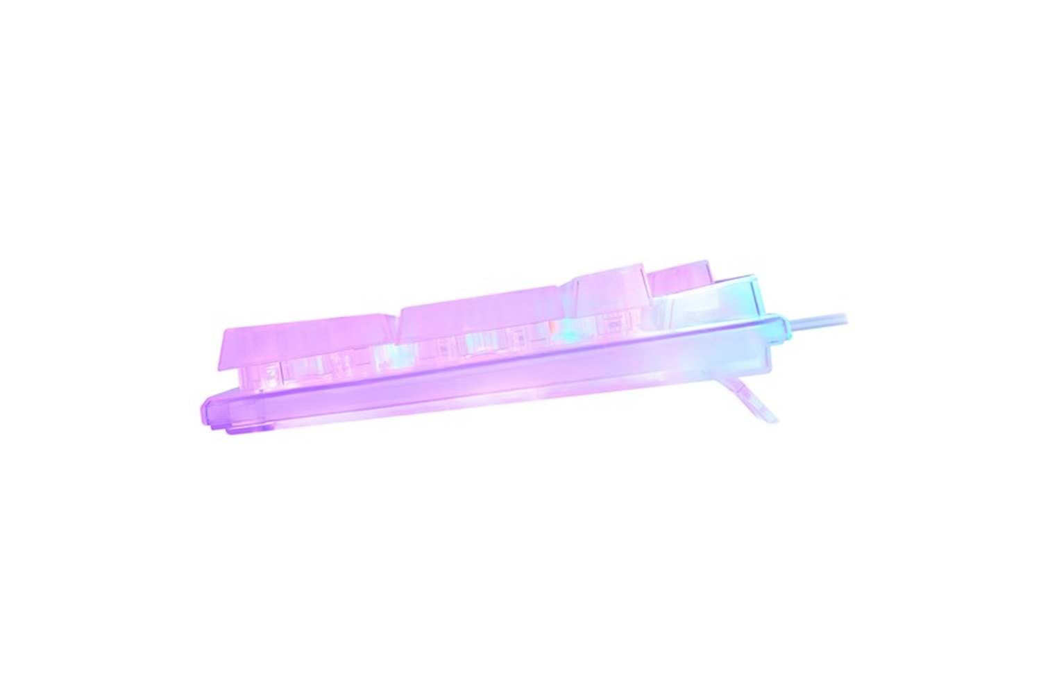 Everest KB-24 Beyaz Rainbow Q Membrane Oyuncu Klavyesi