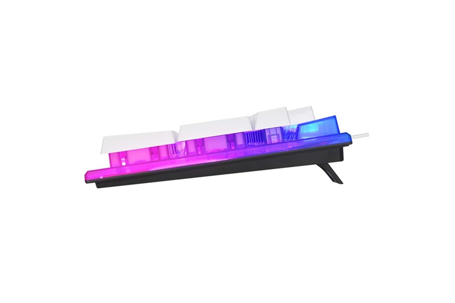 Everest KM-198 Luminax Beyaz Gökkuşağı Aydınlatmalı Q Gaming Oyuncu Klavye + Mouse Set