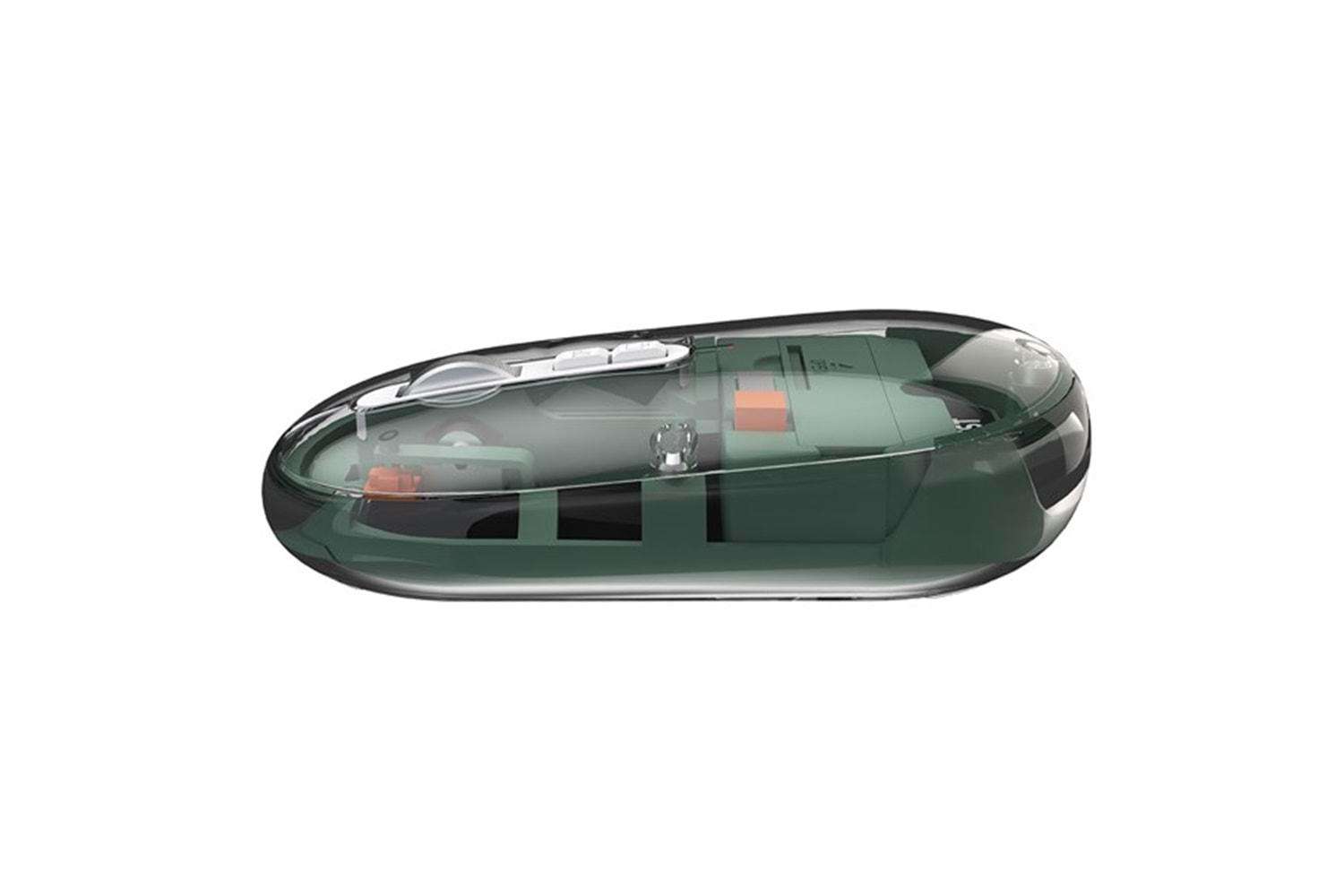 Everest SM-BT29 Glassy Yeşil Transparan 2in1 Bluetooth ve 2.4GHz Kablosuz Mouse