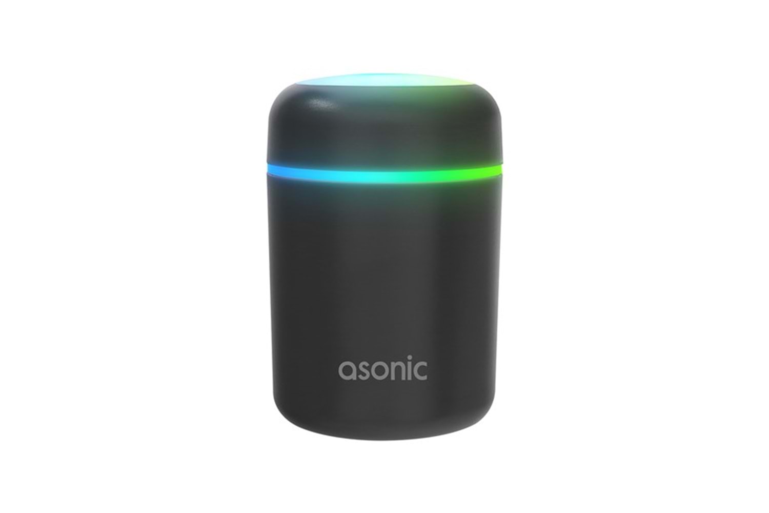 ASONIC HN21 Matte Gri 2W 300ML kapasiteli 4 Saat Çalışabilir RGB Mini Oda Nemlendirici