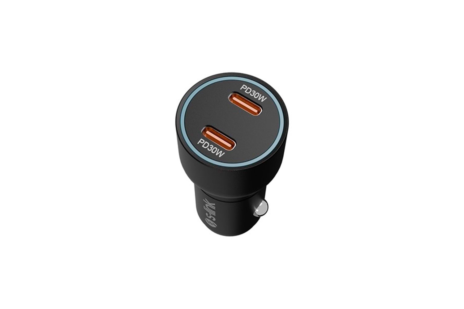 S-LINK SL-AC60 60W PD 3.0 PD 30W + PD30W Siyah Araç Şarj Cihazı