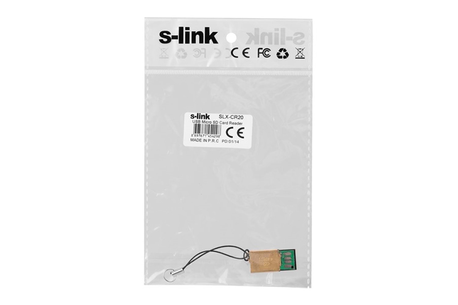 S-link SLX-CR20 Usb Harici Micro SD Kart Okuyucu