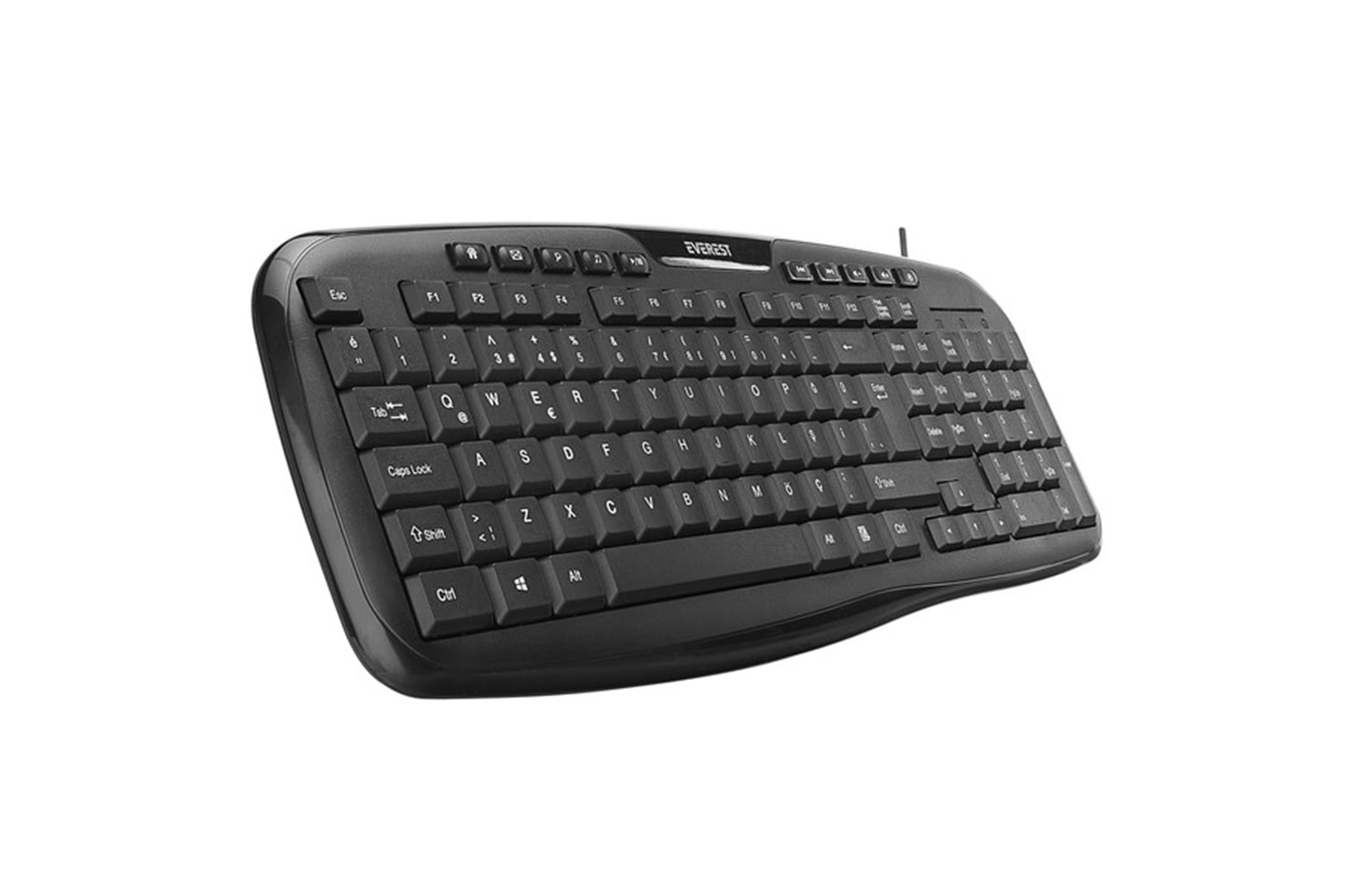 Everest UN-795 Siyah Usb Q Multimedia Klavye + Mouse Set