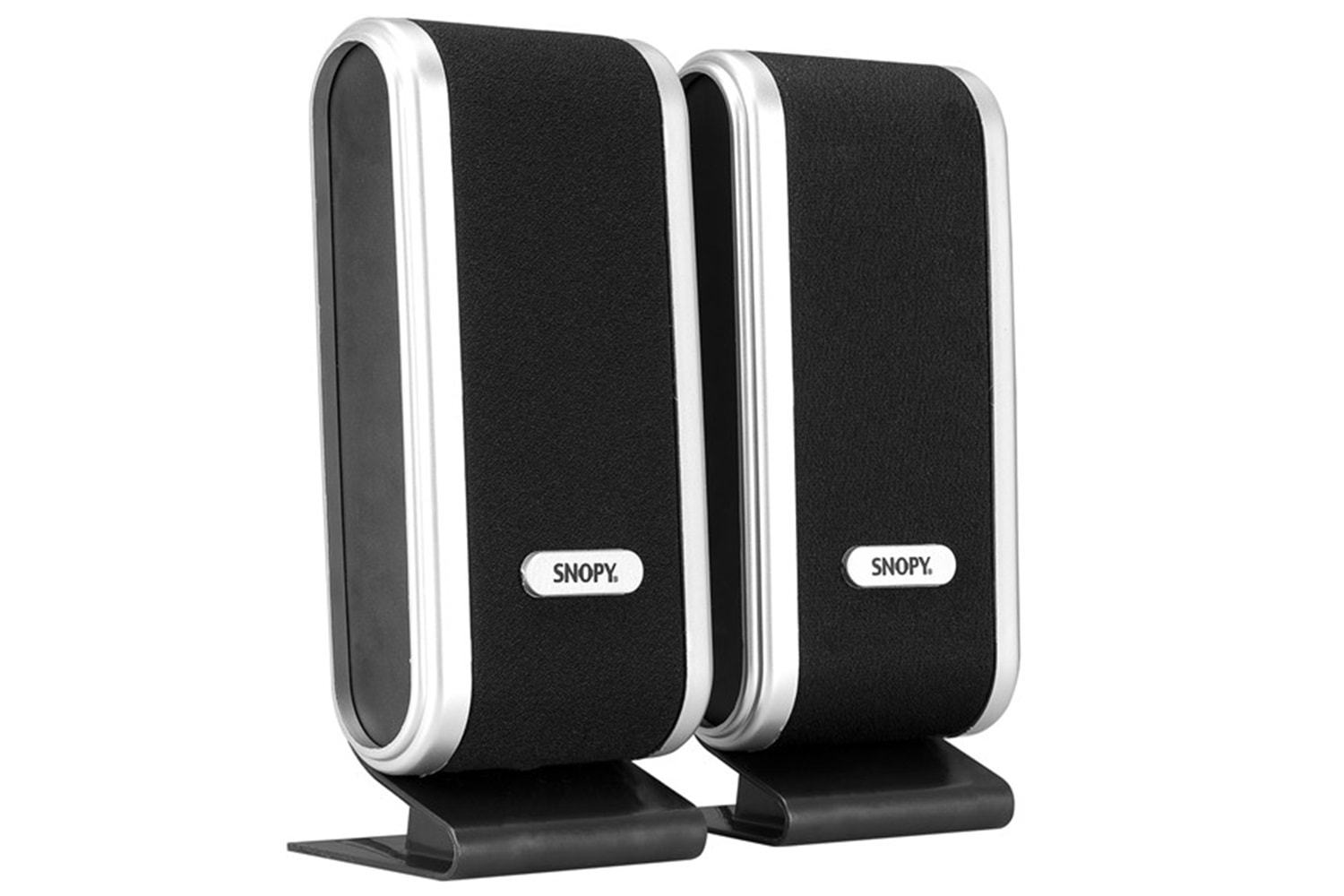Snopy SN-820 2.0 Siyah/Gümüş Lcd İnce Tasarım USB Multimedia Speaker Hoparlör