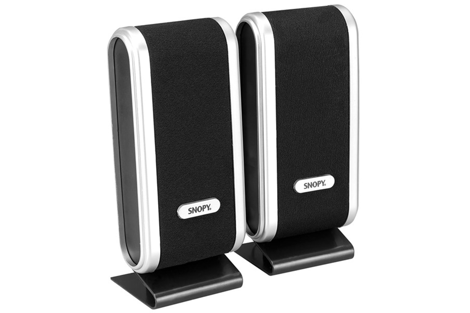 Snopy SN-820 2.0 Siyah/Gümüş Lcd İnce Tasarım USB Multimedia Speaker Hoparlör