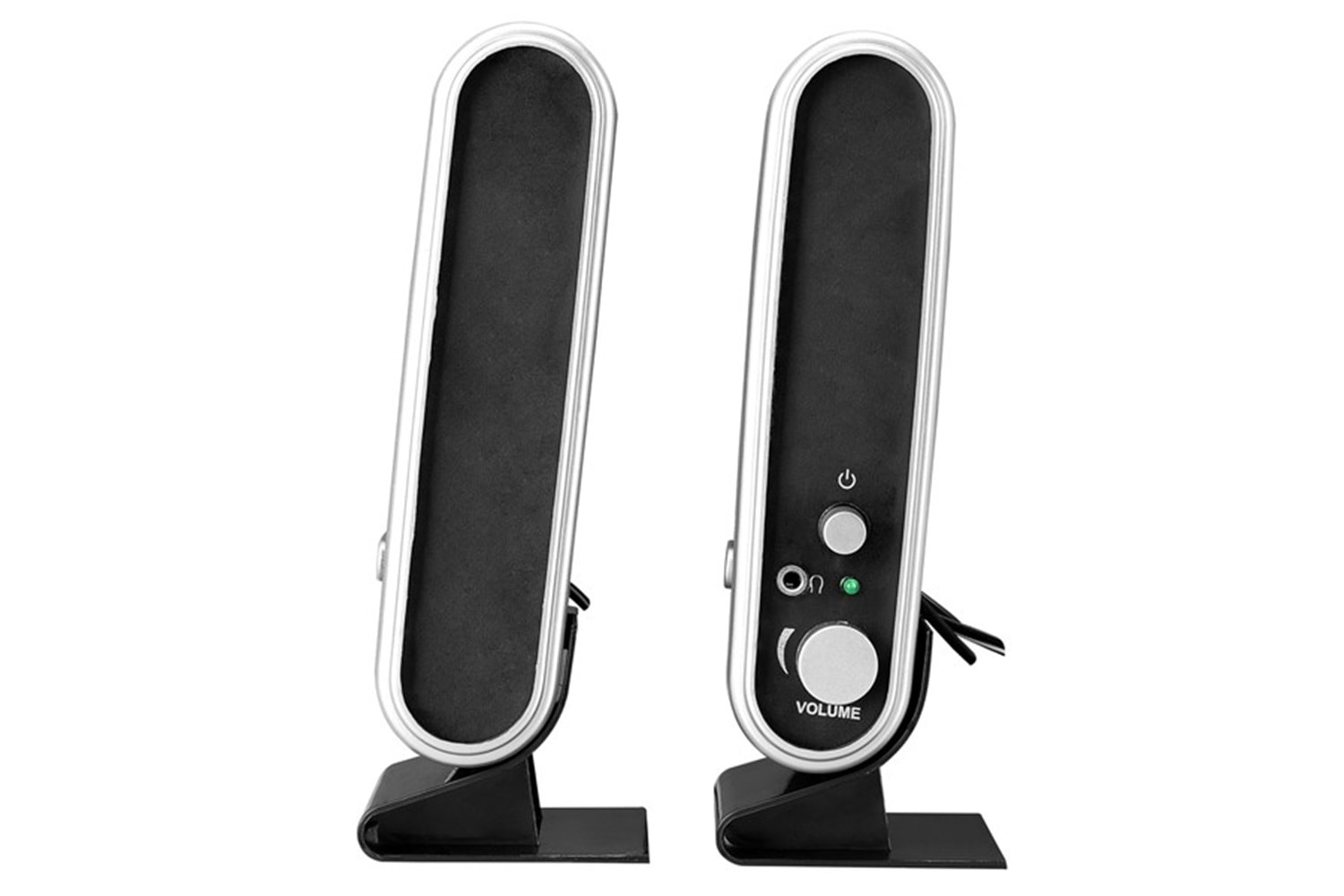 Snopy SN-820 2.0 Siyah/Gümüş Lcd İnce Tasarım USB Multimedia Speaker Hoparlör