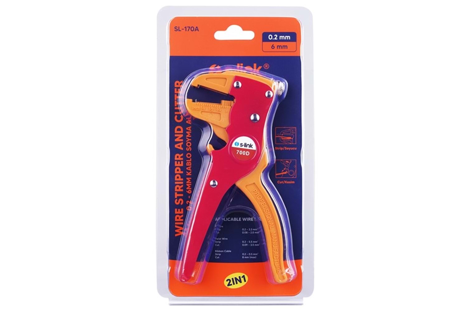 S-link SL-170A 0.2-6mm Kablo Soyma Aleti