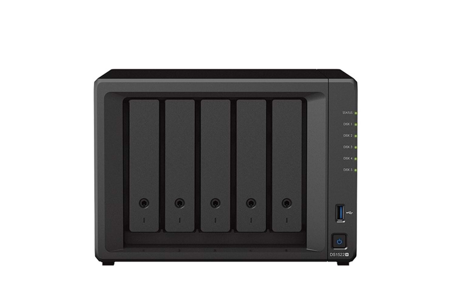 SYNOLOGY DS1522-16G PLUS RYZEN R1600 16GB RAM- 5-diskli Nas Server (Disksiz)