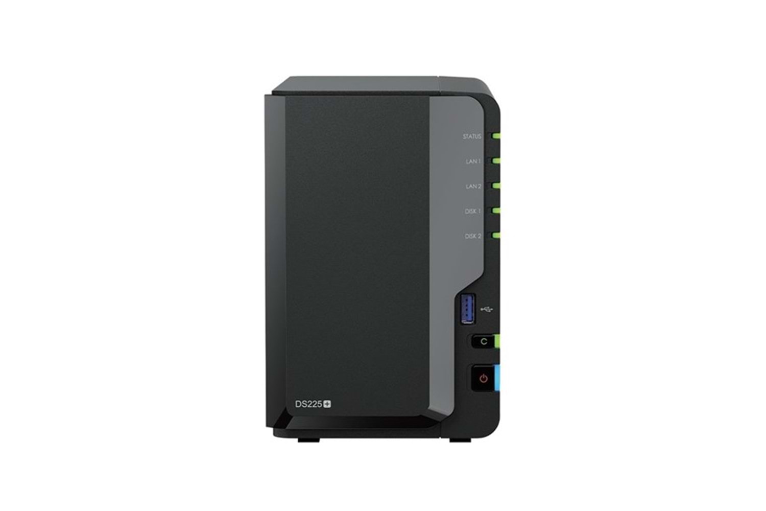 SYNOLOGY DS225 PLUS CELERON QC- 6GB RAM- 2-diskli Nas Server (Disksiz)