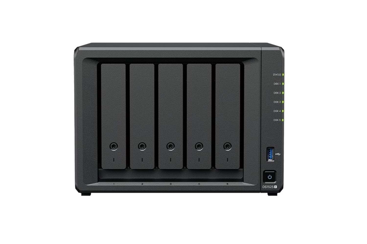 SYNOLOGY DS1525 PLUS RYZEN V1500B 32GB RAM- 5-diskli Nas Server (Disksiz)