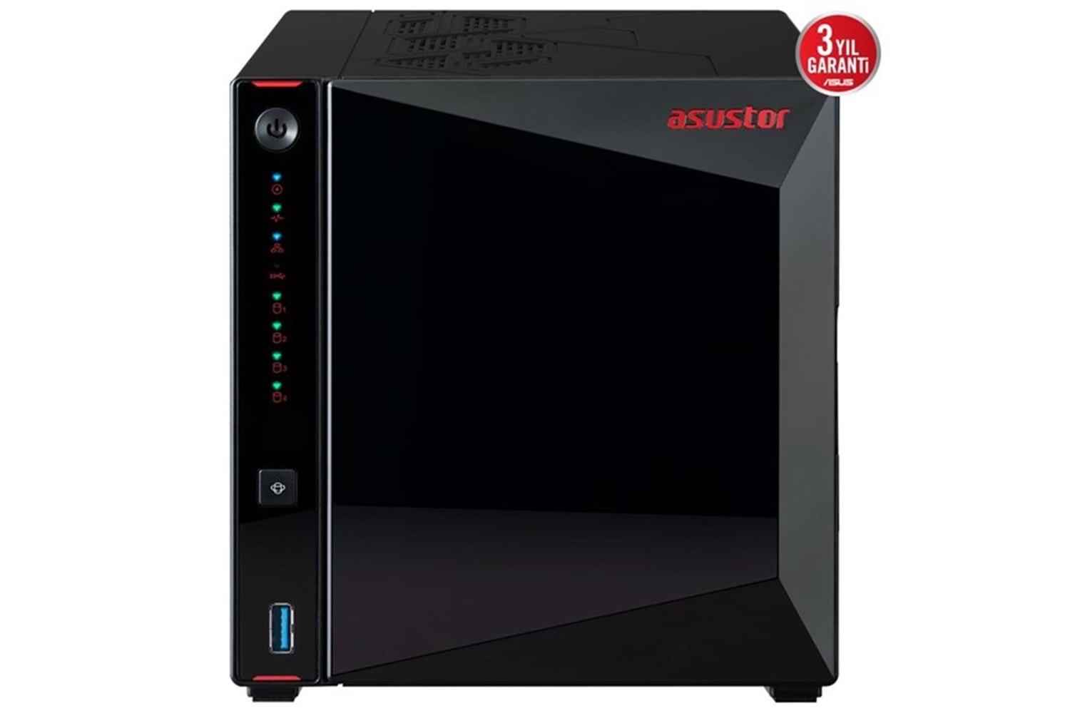 ASUSTOR AS5404T-16GB CELERON N5105-16GB RAM-2-diskli Nas Sunucu (Disksiz)