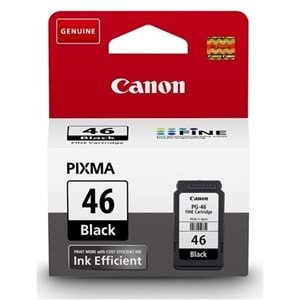 CANON PG-46 Siyah Mürekkep Kartuş