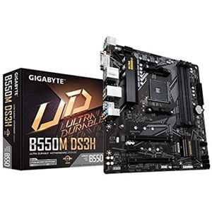 GIGABYTE B550M-DS3H DDR4 HDMI DVI PCIe 16X v4.0 AM4 mATX