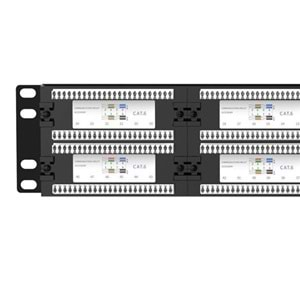 ODS 2U 48port Cat6 Utp Bakır Patch Panel PP-UCS-2548