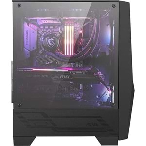 -MSI 750W 80+ BRONZE MAG FORGE 100R Gaming Mid-Tower PC Kasası Siyah