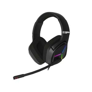 LENOVO LECOO HT406 Stereo USB 3.5mm Jack RGB Led Aydınlatma Siyah Gaming Mikrofonlu Kulaklık
