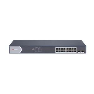 HIKVISION 16port 250w FULL PoE DS-3E1518P-SI GIGABIT 2X SFP Akıllı Yönetilebilir Switch Rack Mount