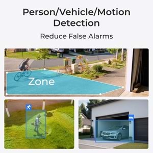 REOLINK 8MP BULLET 2.8MM P330 IP Güvenlik Kamerası PoE IP67, Renkli