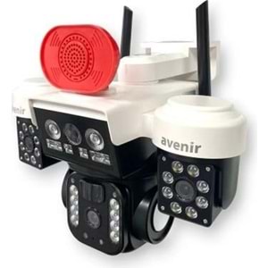 AVENIR 6MP AV-S263W U265 Solar Kamera 3 Kameralı