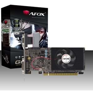 AFOX GT610 2GB AF610-2048D3L7V8 DDR3 64bit HDMI DVI PCIe 16X v2.0