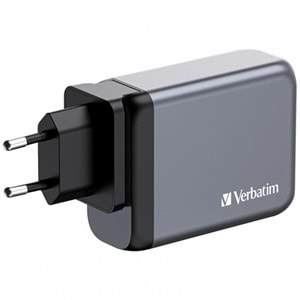 VERBATIM GNC-100 100W 4-Bağlantı Noktalı GaN Duvar Şarj Cihazı