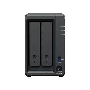 SYNOLOGY DS725 PLUS RYZEN 1600-4GB RAM- 2-diskli Nas Server (Disksiz)