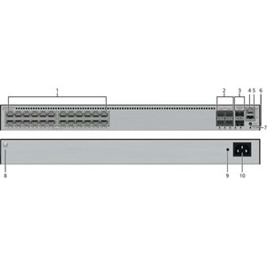 HUAWEI 24port S5735-L24PN4XE-AV2 4-SFP 10GbE 400W YÖNETİLEBİLİR POE SWITCH