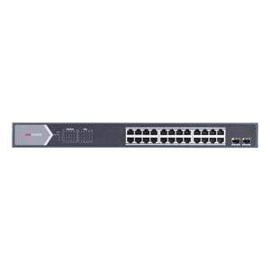 HIKVISION 24port 250w FULL PoE DS-3E0526P-E/M GIGABIT 2X SFP Yönetilemez Switch RackMount