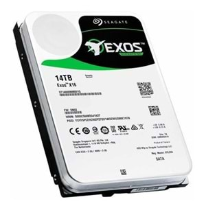 SEAGATE 14TB EXOS X16 256MB 7200RPM SATA-3 NAS VE GÜVENLİK DİSKİ