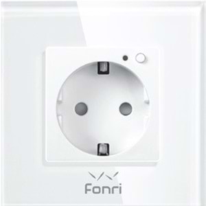Fonri Wf3-El3-0401-05 Wıfı Akıllı Duvar Prizi Gri