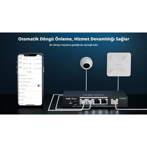 RUIJIE REYEE 16port RG-ES220GS-P GIGABIT 2-UPLINK 2-SFP 250W YÖNETİLEBİLİR POE SWITCH