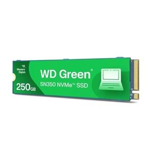 WD 250GB GREEN SN350 WDS250G2G0C 2400-1500MB/s M2 NVME GEN3 DİSK