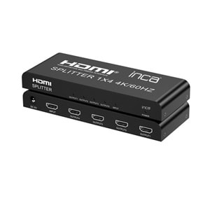 INCA 1port IHSK-460 1port HDMI (giriş) 4port HDMI (çıkış) 4K-60Hz HDMI Splitter	
