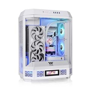 THERMALTAKE THE TOWER 600 TG GAMING MID-TOWER PC KASASI BEYAZ