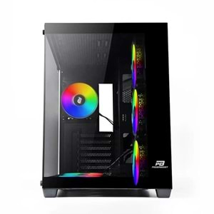 POWERBOOST PB-SS02B SEA WIEW 7-RGB FANLI GAMING MID-TOWER PC KASASI