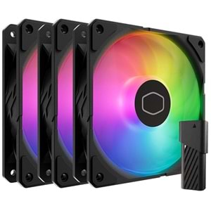 COOLERMASTER SICKLE FLOW EDGE MFX-B2DN-253P2-R2 ARGB KASA FANI+KONTROL ÜNİTESİ MFX-B2DN-253P2-R2