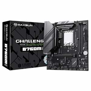 MAXSUN CHALLENGER B760M-N D5 V2 DDR5 HDMI PCIE 4.0 1700P MATX